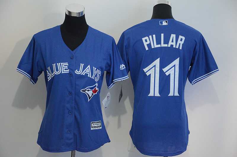 Women Toronto Blue Jays #11 Kevin Pillar Blue Home Stitched Baseball Jersey,We sell and wholesale Women Toronto Blue Jays #11 Kevin Pillar Blue Home Stitched Baseball Jersey on line form chian!